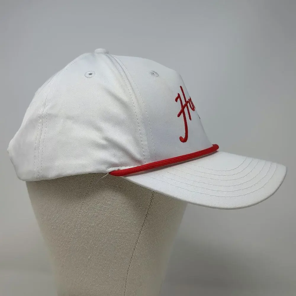 Wawa 5 Panel White One Size Hoagies Red Rope Script Snapback Polyester Hat